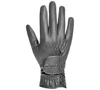 uvex sportstyle kid, guanti da equitazione elasticizzati per bambini, robusti, ottimo grip, black, 4