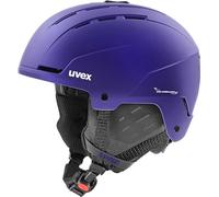 uvex Stance, Casco da Sci Unisex Adulto, Purple Bash Matt, 51-55 cm