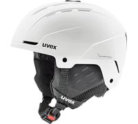 uvex Stance, Casco da Sci Unisex Adulto, White Matt, 54-58 cm