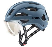 Uvex Stride Visor, casco da ciclismo, blu 56-59cm Stone Blue Matte