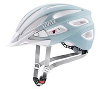 uvex true cc, casco tuttofare leggero da donna, regolazione individuale delle dimensioni, ampliabile con luce a LED, 55-58 cm, Bianco pesca mat