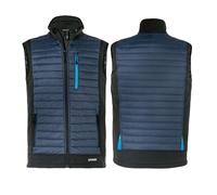 Uvex tune-up gilet ibrido da uomo - robusto gilet da lavoro - blu scuro - 3XL