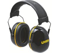 UVEX 2630020 - Cuffie antirumore uvex nero, giallo SNR 33 dB mis. L, M, S