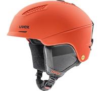 uvex ultra MIPS, casco da sci robusto unisex, sistema MIPS, regolazione individuale delle dimensioni, fierce red matt, 51-55 cm