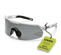 Uvex Ultrashield, occhiali protettivi - antigraffio e antiappannamento, sportivi da lavoro e da stiro con protezione UV al 100%, antiscivolo e comodi