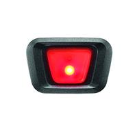 uvex plug-in LED XB048 luce, adatto ai modelli uvex finale e uvex true, luce fissa e lampeggiante, black-red, one size