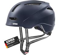 uvex Urban Planet Casco de Bicicleta, Adultos Unisex, Deep Space Matt, 58-61 cm
