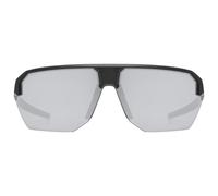 Uvex vectiv set - occhiali sportivi per adulti - 100% protezione UVA, B, C - comfort senza pressione e tenuta perfetta - black matt/mir.silver - one size
