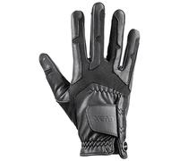 Uvex ventraxion plus, guanti da equitazione flessibili unisex, robusti, ventilazione ottimale, black, 7-8