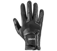 uvex ventraxion plus, guanti da equitazione flessibili unisex, robusti, ventilazione ottimale, black, 9-10