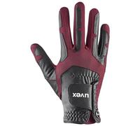 uvex ventraxion plus - guanti da equitazione per adulti - flessibili - robusti - black-autumnred - 6-7