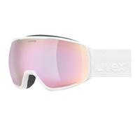 Uvex victorious FM - maschera da sci per adulti - categoria di filtro 2 - privo di appannamenti - white m dl/rose-clear - one size