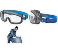 Uvex Visualizzazione completamente occhiali Uvex I -Guard+, Slip Tibing: Clear Safety Glasses, Frame Color: Antracite/Blue, Mat NEW