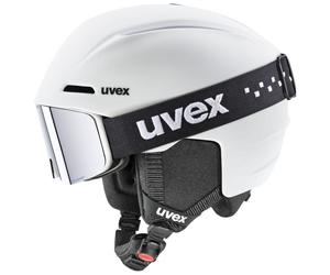 Uvex Viti Set, casco da sci + maschera da sci, junior, bianco 51-55cm White Matt
