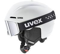 Uvex Viti Set, casco da sci + maschera da sci, junior, bianco 54-58cm White Matt