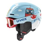 Uvex Viti set - casco sci - bambino 46-50 cm Light Blue junior