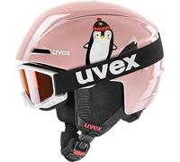 Set di casco e occhiali Uvex Viti set 2023 Dimensioni del casco: 51-55 cm / Colore: rosa