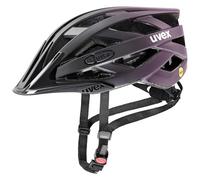 uvex vo CC MIPS, Casco Bicicletta Unisex-Adult, Black-Plum Matt, 56-60 cm
