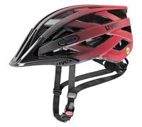 uvex vo CC MIPS, Casco Bicicletta Unisex-Adult, Black-Red Matt, 52-57 cm