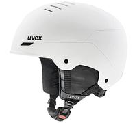 Uvex Casco da sci Wanted con visiera unisex, regolazione individuale, Bianco 54-58 cm