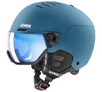 UVEX Wanted Visor Stone/Blue Mat 58-61 cm Casco da sci