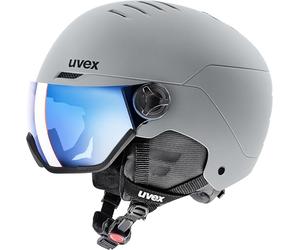 uvex Wanted Visor ski Helmet for Women & Men - Adjustable Helmet with Integrated Visor