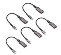 UVOOI Adattatore da USB C a HDMI 4K a 60Hz, confezione multipla, adattatore da USB C a HDMI, da tipo C a HDMI maschio a femmina, per iPhone, MacBook Pro/Air, iPad Pro/Air, Galaxy, HP, Surface, iMac