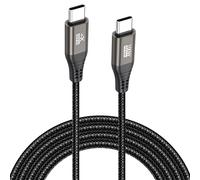 UVOOI Cavo USB C portatile per monitor da 0,9 m, cavo USB 3.2 Gen 2x2, supporta trasferimento dati 20 Gbps, ricarica rapida 100 W, 5 K, 4 K a 144 Hz, video per VR, telefono, laptop, iPad, ARZOPA, KYY