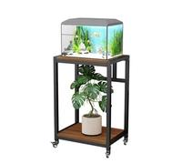UVPSJDE Supporto da Pavimento per Acquario, Supporto con Ruote per Vasca per Tartarughe, Ruotabile A 360°, Salvaspazio, per Uso Domestico, in Ufficio E in Hotel(70x30cm/27.6x11.8in)