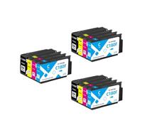 UVQAPXWD 1 5 set di cartucce d'inchiostro C180F compatibili con la versione globale della stampante IJM C180F nero 2000 pagine a colori 1600 pagine(3 SET)