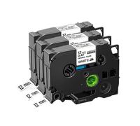 UVQAPXWD 3/5/10 pz FA231 FA241 12/18mm Ferro Su Nastri In Tessuto FA3 FA3R FA4 FA4R Compatibile Con Stampante di Etichette PTH110 per il Numero di Parte FA231 FA241(3PK Black on White)