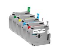UVQAPXWD 5 10 Pz 12mm MK Nastro per etichette MK231 MK-231 MK-131 431 631 Compatibile con i modelli di stampante per etichette PT-70 PT-80 M-K231(5PK 5Mixed Colors)