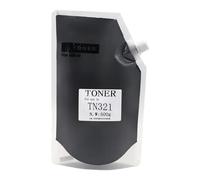 UVQAPXWD 500 g di polvere di toner compatibile TN321 TN324 C224 C284 C364 7822 7828 221 221S 281 7122 per l'uso in cartuccia toner(500g-Black)