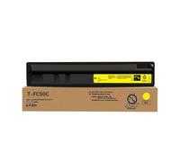 UVQAPXWD Cartuccia toner compatibile T-FC50C FC50C per modelli di stampante 2555C 3055C 3555C 4555C 5055C Cartuccia di ricambio a colori(T-FC50C-500g-Yellow)