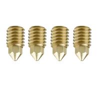 UVQAPXWD Kit hot end con termistore per ugelli in acciaio temprato da 0,2 0,4 0,6 0,8 mm compatibile con Kobra 3 Combo(4pcs brass)