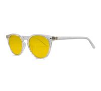 UVtech SLEEP-2R Filtro luce blu 100% e filtro luce verde, occhiali rossi, arancioni e gialli PC Occhiali con filtro luce blu per donna e uomo, taglia unica, multicolore, M