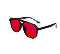 UVtech SLEEP-3M 100% filtro luce blu occhiali rossi occhiali computer PC gaming Bluelight filtro Uv Blue Light Blocking Glasses Anti Donna Uomo, Colore: rosso, taglia unica