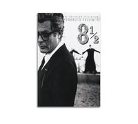 UWASCISF Poster decorativo da parete del film otto e mezzo, stampa artistica su tela, poster decorativo moderno, per camera da letto, 30 x 45 cm