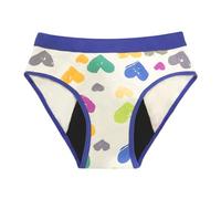 Uwdiohq Biancheria Intima Mestruale Anti-Perdita per Le Mutandine Bambini in Cotone Mutande Inguinale Sinistra (White, S) Leggins Anticellulite Donna Culotte Modellante Post Parto USA E Getta