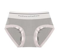 Uwdiohq Bikini da Donna A Vita Alta Bassa Traspirante Mutande Capodanno Cotone (Grey, L) Mestruali Slip Brasiliana Perizoma Seducente Hot Ciclo USA E Getta per Incontinenza di Senza Cuciture