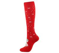 Uwdiohq Caldo Unisex Stampa Di Natale Donne Pressione Stockings 3D Socks Adults Calze Tecniche Montagna (D, One Size) Cotone Donna Gambaletti Calzini Colorati Lunghi Gambaletto Lunghe Estivi