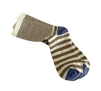 Uwdiohq Calzini Da Donna Autunnali E Invernali A Righe Tubo Medio Sposa Lungo Semplice (Khaki, One Size) Antiscivolo Termici Bambino 35-38 Bianchi Corti Cotone Calze Senza Elastico Running