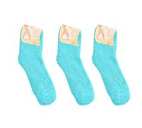Uwdiohq Calzini Da Donna Fuzzy Cozy Slipper Morbidi E Caldi Per La Casa In Peluche Invernale Regali A 10 Donne (Blue, One Size) Spugna Antiscivolo Pilates Con Dita Separate Fila Calze Corte