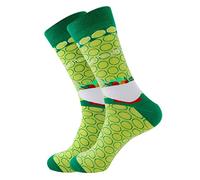 Uwdiohq Calzini Da Uomo E Donna, Caffè Con Frutta Geometrica Per Adulti, Astronauta Cosa Regalare Alla Mamma Natale (Green, One Size) Cotone Donna Calcio Antiscivolo Bambini Lavoro Corti Lurex