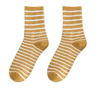 Uwdiohq Calzini Invernali Da Donna A Tubo Medio Autunnali E Stampa Righe Calze Calde Spiritose Lunghe (F, One Size) Cotone Uomo Lavoro Fila Filo Di Scozia Corti Elastiche Compressione Graduata