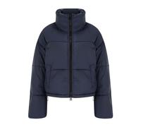 Uwdiohq Cappotto Da Donna In Cotone Con Colletto Tinta Unita Piumino Alla Sottile Eco Pelliccia Lunga (Black, Xl) Giacca Invernale Impermeabile Autunno Blauer Giubbotto Trapuntata Lungo 100