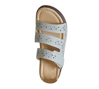 Uwdiohq Ciabatte Casa Sandali con Zeppa Spessa, Stile Primaverile Ed Estivo, per Donna (Grey, 43) Zeppe Estive Leopardate Estivi Borchie Ciabatta Tacco in Blu Frau Ciabatte+Mare+Donn con+Zeppa