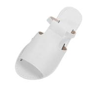 Uwdiohq Ciabatte Spiaggia Donna Sandali Piatti Women's Summer Slippers Large Size Flat Bottom Hollow Solid Color Fish Mouth Beach (White, 38) Aperte Ciabatte+Donn Estive da Piscina Indiani