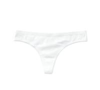 Uwdiohq Da Donna Perizoma Senza Cuciture A Vita Alta per Traspirante No Show Mutande Cotone Squadra del (White, M) Contenitive Brasiliana Ciclo Mestruale Mutanda Gravidanza Slip Sexy Nere