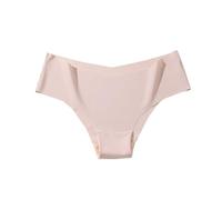 Uwdiohq Da Donna Perizoma Senza Cuciture A Vita Alta per Traspirante No Show Mutande Taglio (Beige, XL) Seducente Brasiliana Cotone Slip Boxer Ciclo Mestruale Monouso Estetica di Imbottite